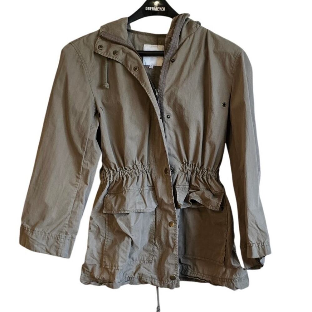 Madewell Anorak waterproof raincoat green size small
